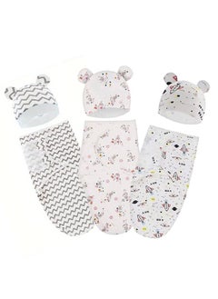 MARGOUN 3 Packs Of Baby Swaddle Blanket Infant Sleeping Bag Baby Bath Towel Swaddling Wrap Sleep Bags Bedding Accessories  - Image 2