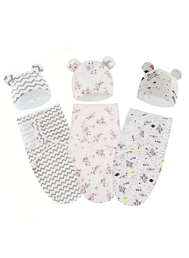 MARGOUN 3 Packs Of Baby Swaddle Blanket Infant Sleeping Bag Baby Bath Towel Swaddling Wrap Sleep Bags Bedding Accessories - Image 2