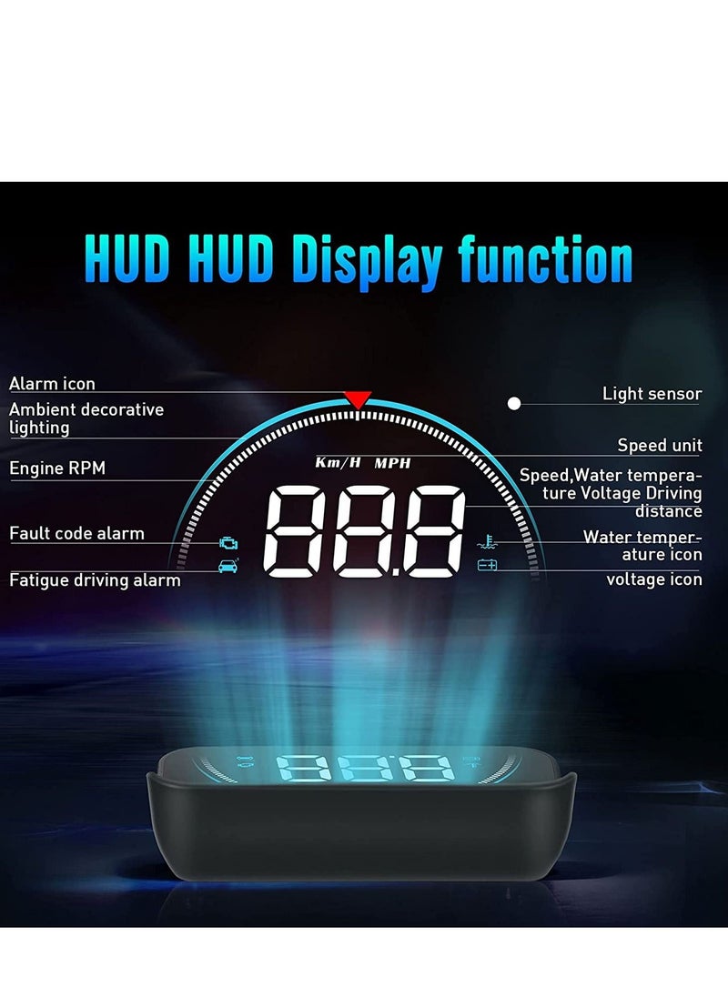 GULFLINK GULFLINK Head Up Display Vehicle Speed Meter A5  - Image 3
