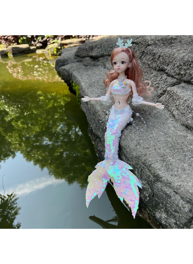 Dragon Princess Mermaid Doll Girl Toy Children's Birthday Gift Doll Doll Manufacturer Supply-Color:Xiangyun Fish Meal - Image 5