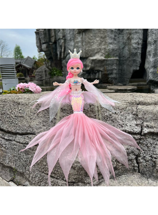 Dragon Princess Mermaid Doll Girl Toy Children's Birthday Gift Doll Doll Manufacturer Supply-Color:Xiangyun Fish Meal - Image 1