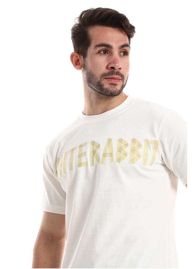 WHITE RABBIT - White Rabbit Tapped Like "White Rabbit" Printed Tee - Image 1