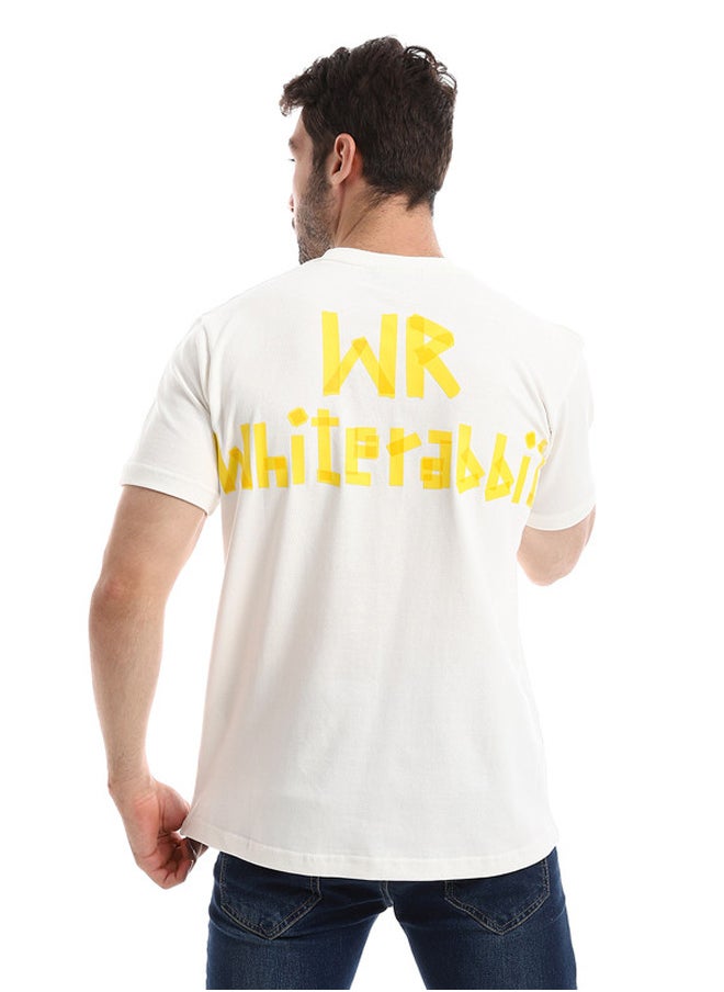 WHITE RABBIT - White Rabbit Tapped Like "White Rabbit" Printed Tee - Image 1