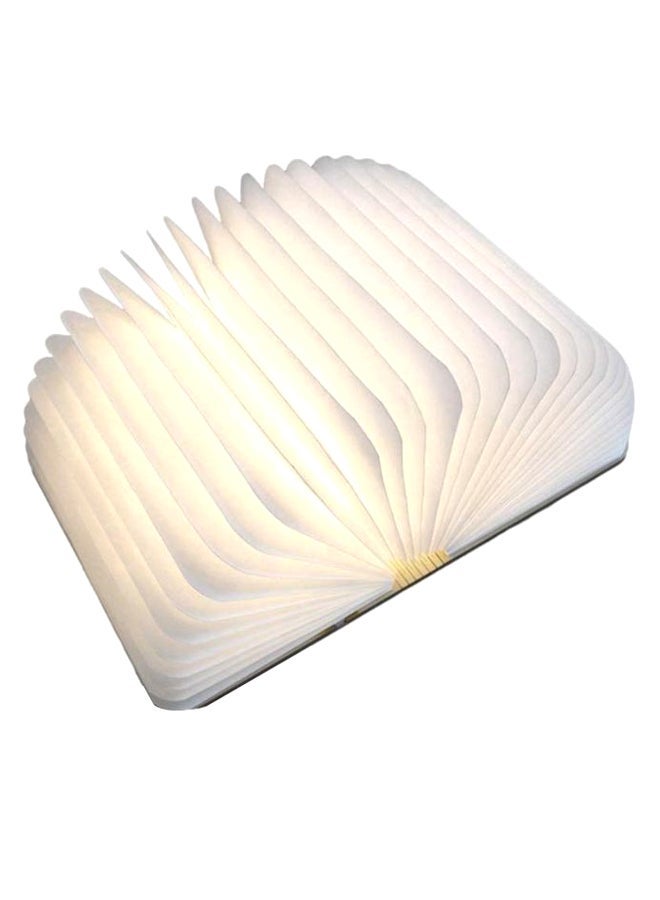 NIBEMINENT LED Book Bluetooth Wireless Speaker Brown/Beige - Image 2