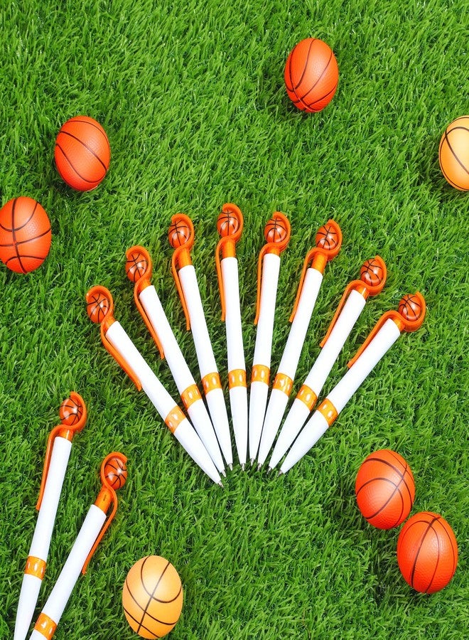 Harloon 18 Pcs Basketball Pens Sports Ballpoint Pens Cool Sport Writing Ballpoint Pen Ball Sports Pen Basketball Party Favors for Stationery Office Desk Decor Accessories - Image 4