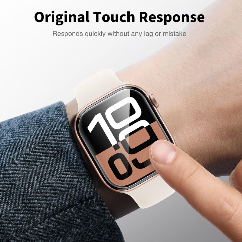 LK 6 Pack for Apple Watch Series 11/ Series 10 Screen Protector 42mm - Anti-Scratch, Self-Healing Soft TPU Screen Protector for Apple Watch 42mm, Bubble Free, HD Transparent, Touch Sensitive - Image 5