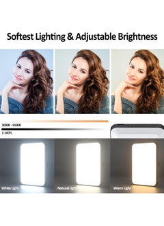 General Rechargeable Selfie Light  Phone Light Clip for iPhone - Phone LED Light with Adjustable Brightness, Perfect for Selfies, Makeup, TikTok, Live Streaming  Video Conferencing Black  - Image 2