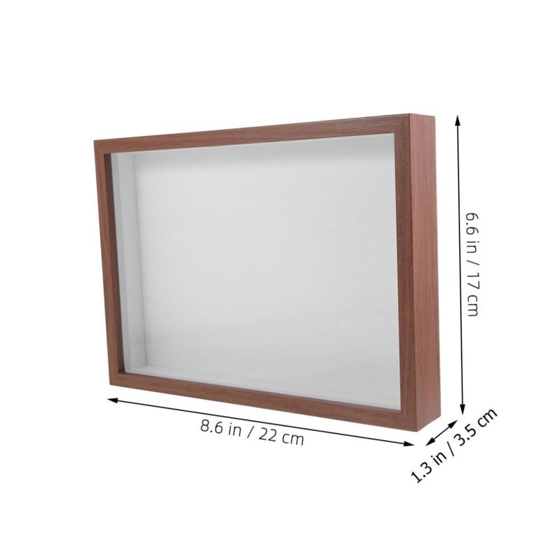 Dried Flowers Shadow Box Frame Sturdy Botanical Specimen Display Case - Image 3