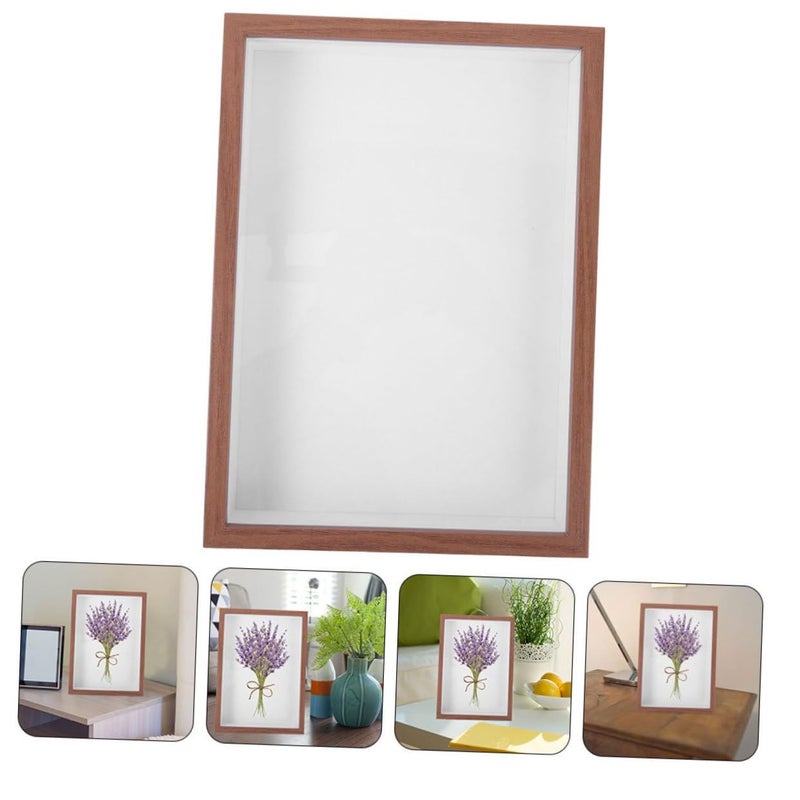 Dried Flowers Shadow Box Frame Sturdy Botanical Specimen Display Case - Image 4