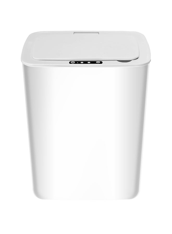 14L Touch Free Trash Can With Lid White - Image 2