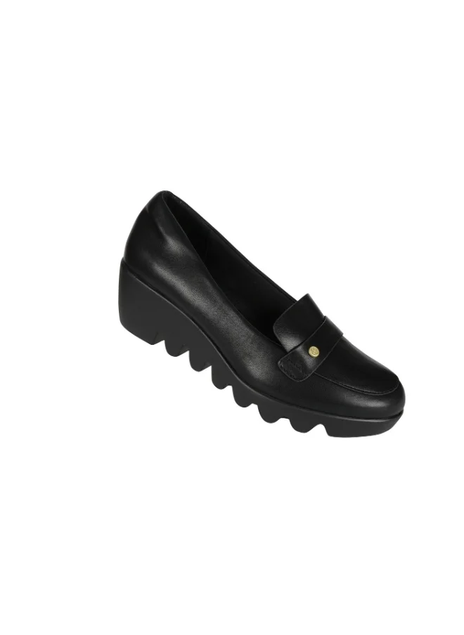 Michelle Morgan 092-2571 Michelle Morgan Ladies Wedge Shoes 219RJB04 Black