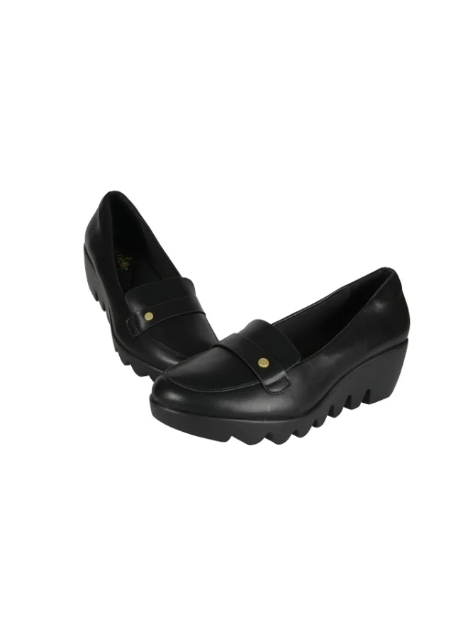 Michelle Morgan 092-2571 Michelle Morgan Ladies Wedge Shoes 219RJB04 Black