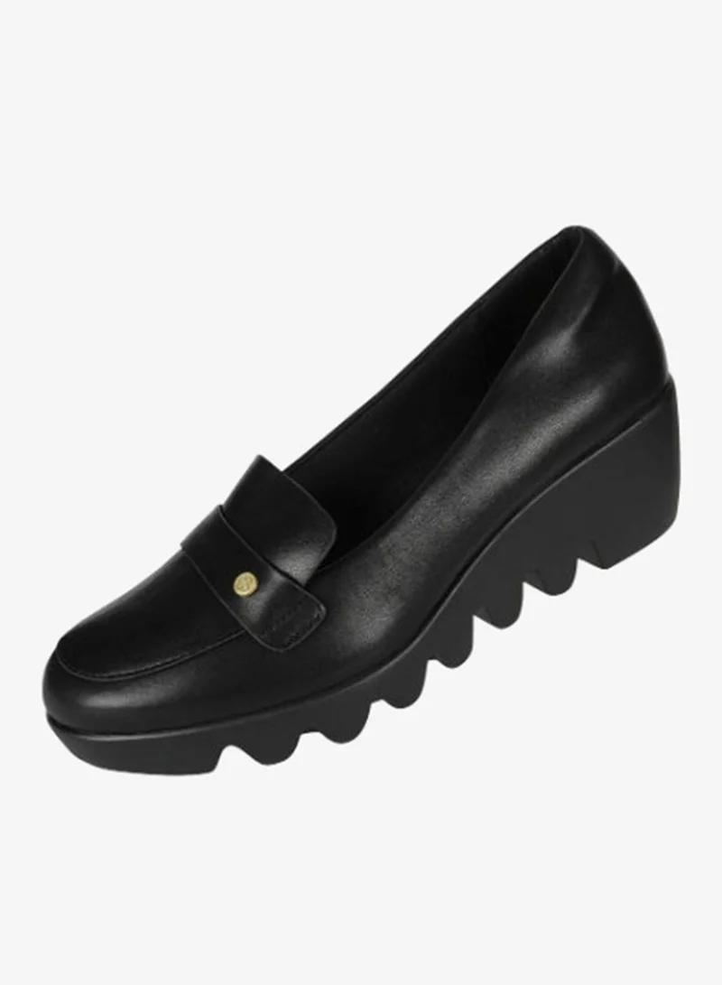 Michelle Morgan Black 092-2571 Michelle Morgan Ladies Wedge Shoes 219RJB04 Black for Women | Best Price UAE