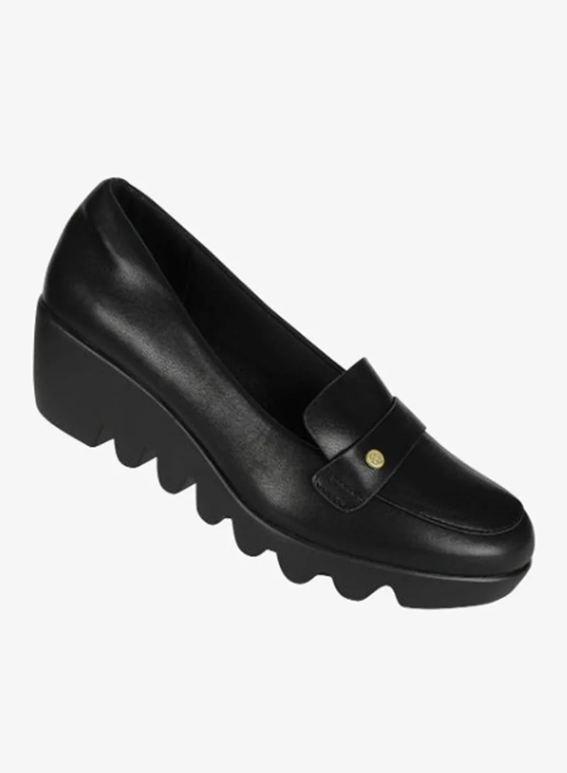 092-2571 Michelle Morgan Ladies Wedge Shoes 219RJB04 Black