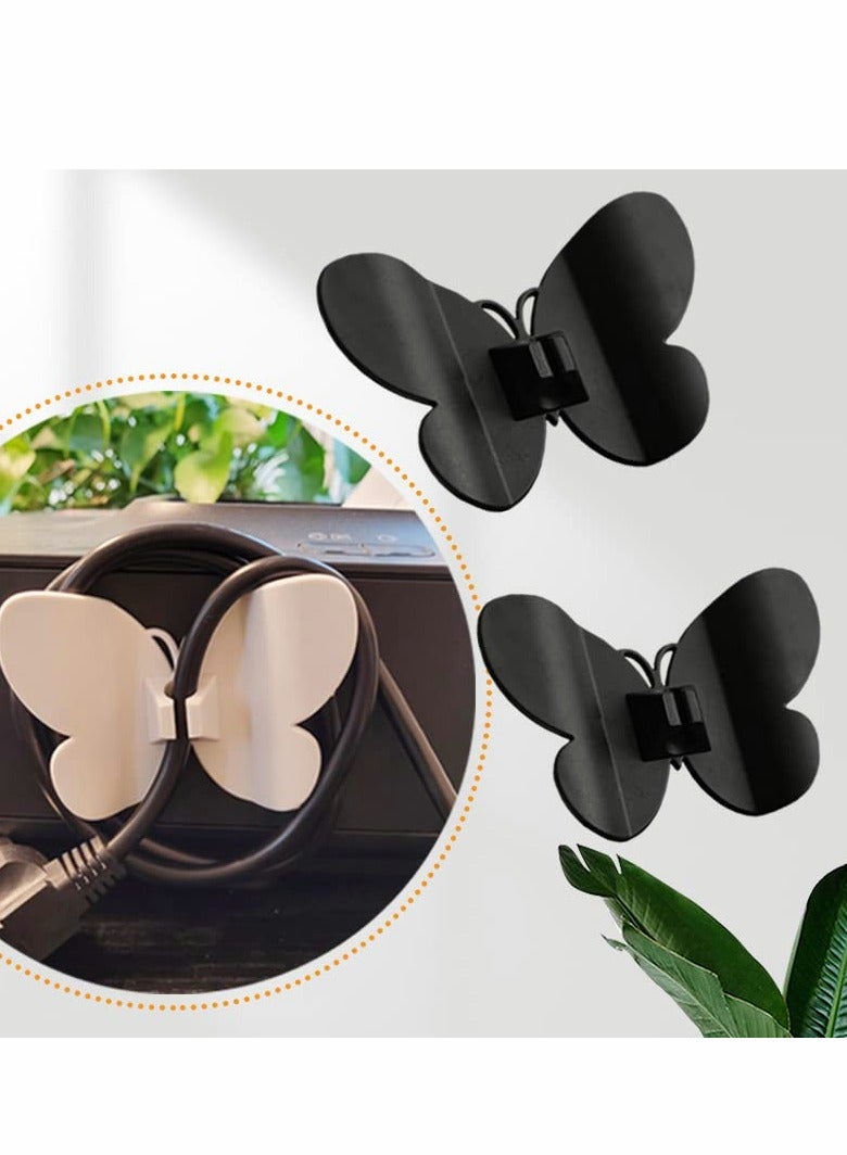 Excefore Cord Holder, 4 Pcs Cord Wrap Butterfly Power Cord Holder, Silicone Cord Keeper, Cord Shortener, Cord Organizer For Kitchen Aid Cable Organizer - Image 3
