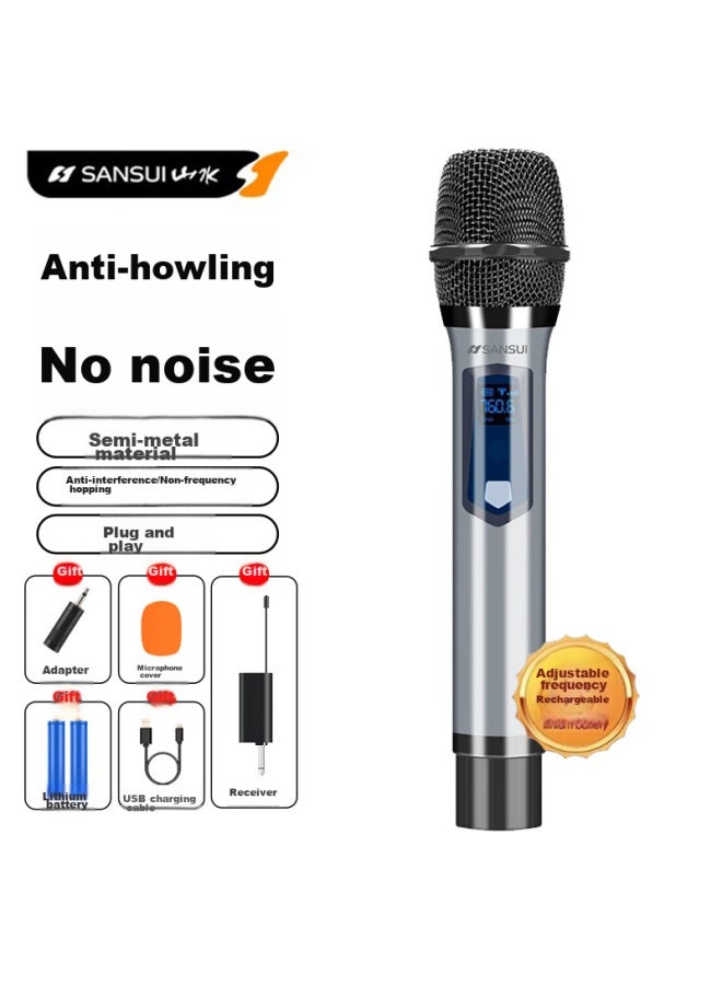 Sansui Wireless Microphone Set For Home Singing, Karaoke, Outdoor Stage, Ktv, Hosting, Meetings, And - Image 5