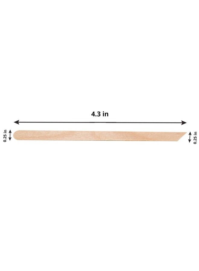 Tachibelle Wooden Wax Sticks - Body Eyebrow, Lip, Nose Small Waxing Applicator Sticks for Hair Removal and Smooth Skin Professional Spa - 2 in 1 (pointed and slanted) (Pack of 250)  - Image 3