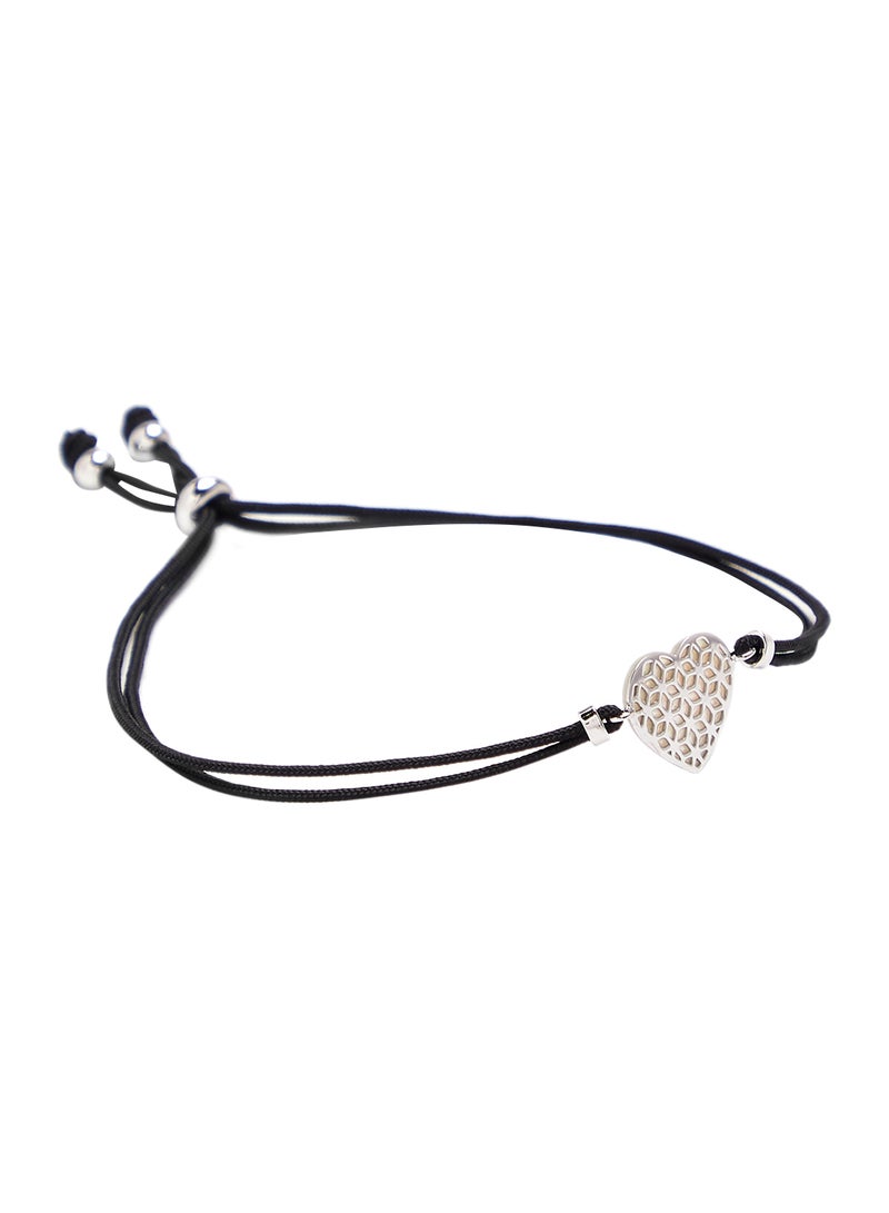 فوسيل سوار مزين بشكل قلب مفرغ - Image 1