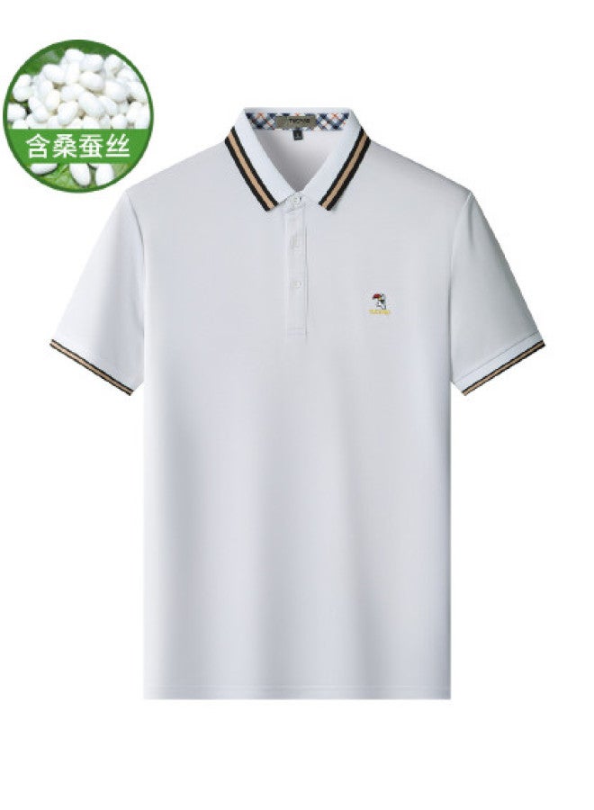 Tucano قميص بولو قصير الأكمام للرجال بتصميم كاجوال عملي بألوان متباينة مريح ومتعدد الاستخدامات للصيف - Image 1