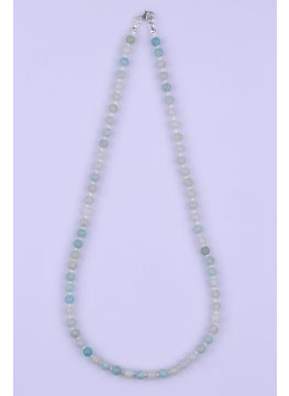 Güneş Avm Gunes Avm Amazonite Natural Stone 6 mm Knotted Necklace  - Image 2