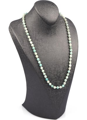 Güneş Avm Gunes Avm Amazonite Natural Stone 6 mm Knotted Necklace  - Image 1