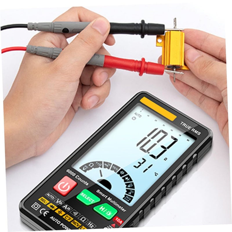 Smart Digital Multimeter Multifunction Voltage Resistance Frequency Temperature Tester With LCD Backlight And Non Contact AC Detection For Electrical And DIY Use - Image 5