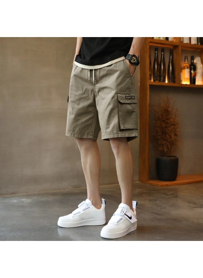 TonLion Men's Summer Shorts Cargo Pants With Pockets, Loose Casual Shorts For Men, Men's Summer Pants - Image 2