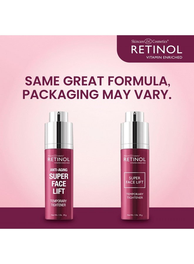 ريتينول يعمل شد الوجه الفائق على شد وشد البشرة بشكل واضح للحصول على مظهر أكثر شبابًا. مزيج غني بالفيتامينات C وE، هذا المزيج لشد البشرة هو "إصلاح سريع" للجمال. - Image 2