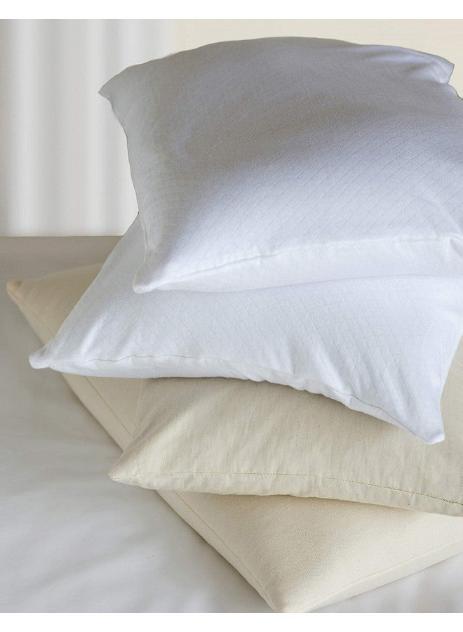 Bucky Natural Collection, Buckwheat/Millet Filled Duo Bed Pillow, 20x15, White - Image 5