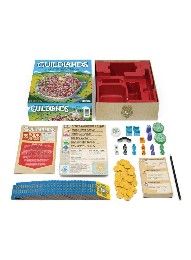 Outset Media Guildlands - Choose Your Guild, Lay Your Tiles, Rebuild The City! - for 2 to 6 Players Ages 10 and up - Image 3