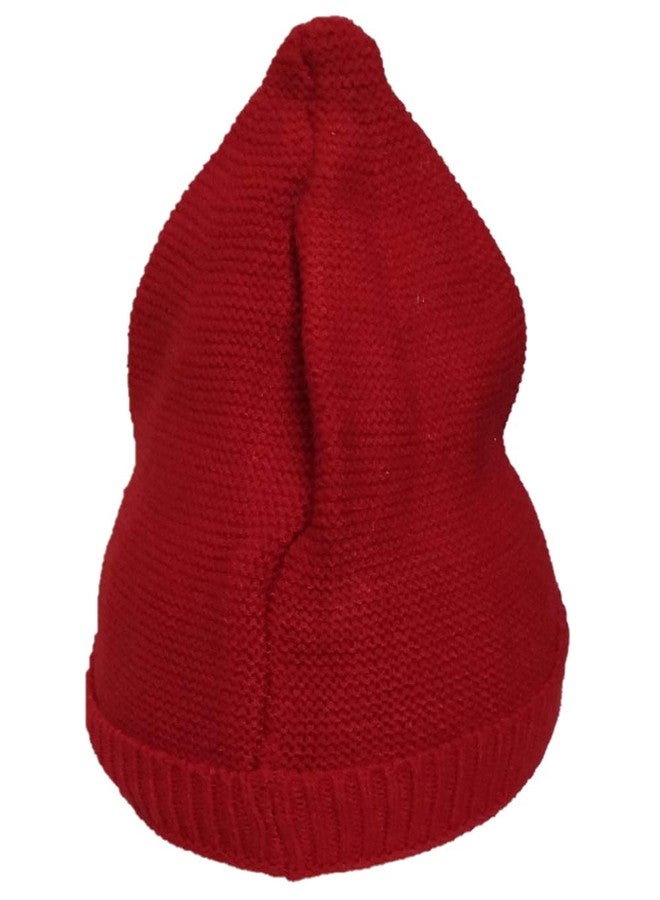 Malvina Kids Cute Eye Cartoon Design Beanie Cap (Red, 1-5Years Old) - Image 4