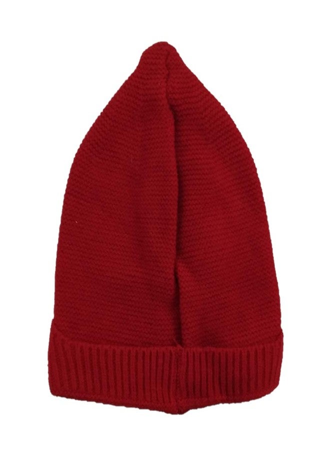 Malvina Kids Cute Eye Cartoon Design Beanie Cap (Red, 1-5Years Old) - Image 2