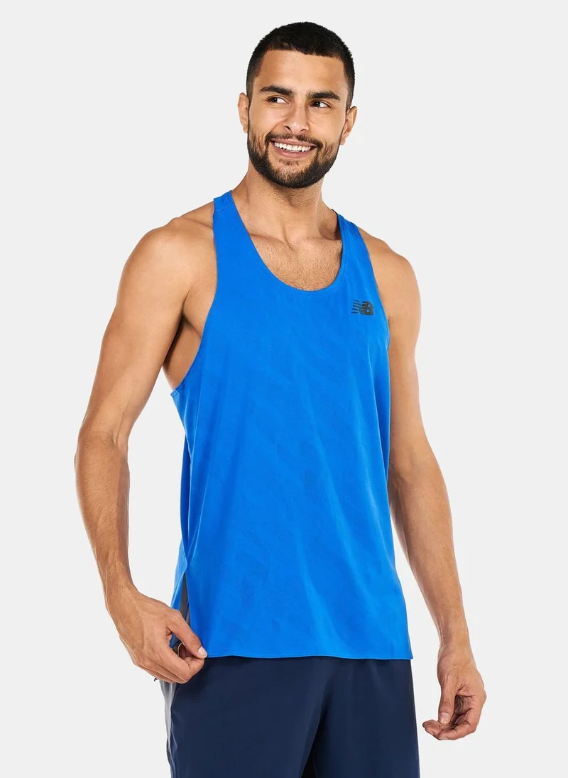 New Balance Men's Q Speed Jacquard Tank Top