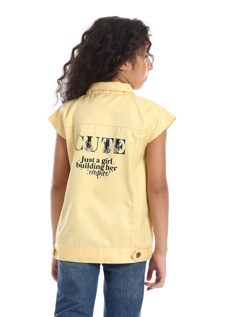 Caesar Girls Gabardine Vest  - Image 4