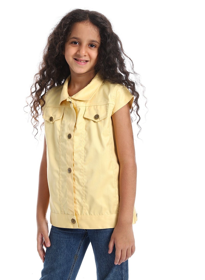 Caesar Girls Gabardine Vest  - Image 2