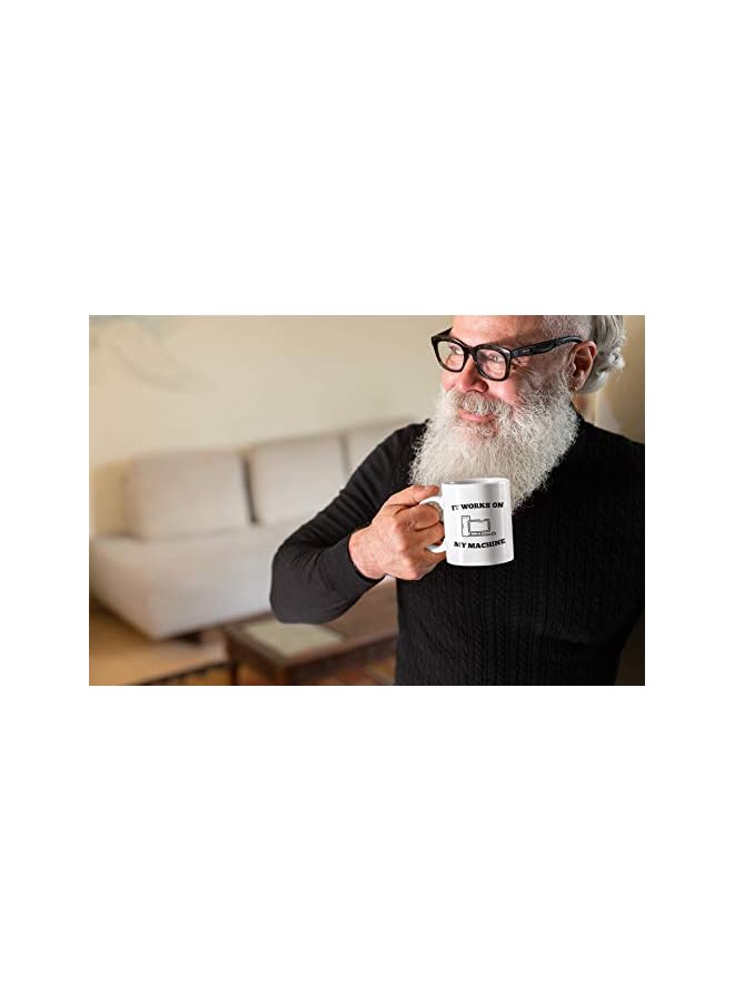 S-TOP Computer Science Programmer Gifts. Funny Coding Geek 11 oz Coffee Mug. It Works On My Machine. Gift Idea for Developer or Programming Teacher/Student. Tech Work Humor Cup. - Image 3