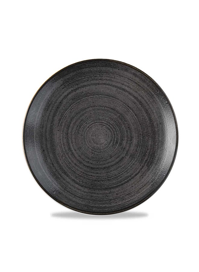 Churchill China (England) Churchill Stonecast Raw Black Evolve Coupe Plate – 21.7 cm