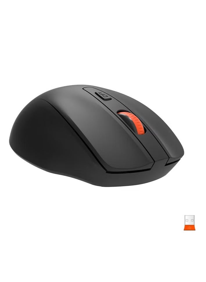 Meetion MT-C4130 Wireless Keyboard Mouse Combo Full Size 2.4GHz USB Receiver Ergonomic Keyboard and Optical Mouse for PC Laptop Office Black - Image 4