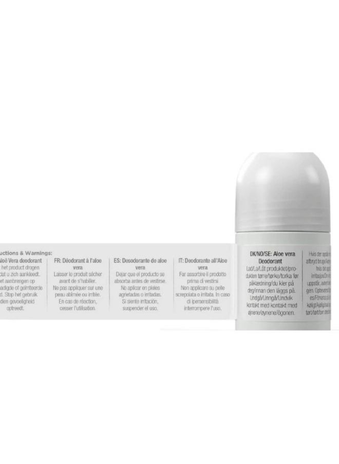dr.organic - Aloe Vera Roll-On Deodorant 50ml - Image 1