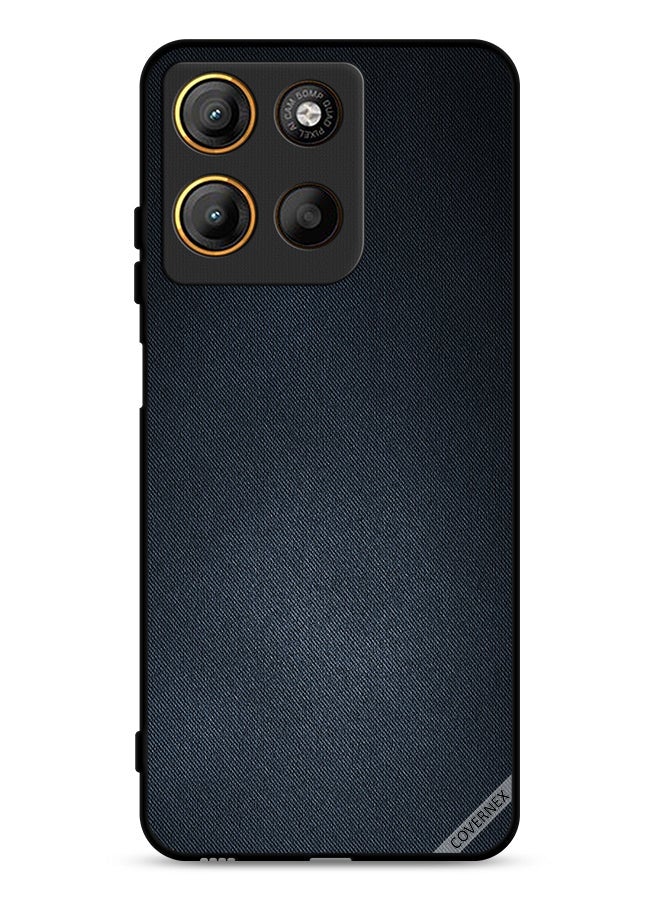 Covernex Motorola Moto G15 Protective Case Cover Jeans Pattern