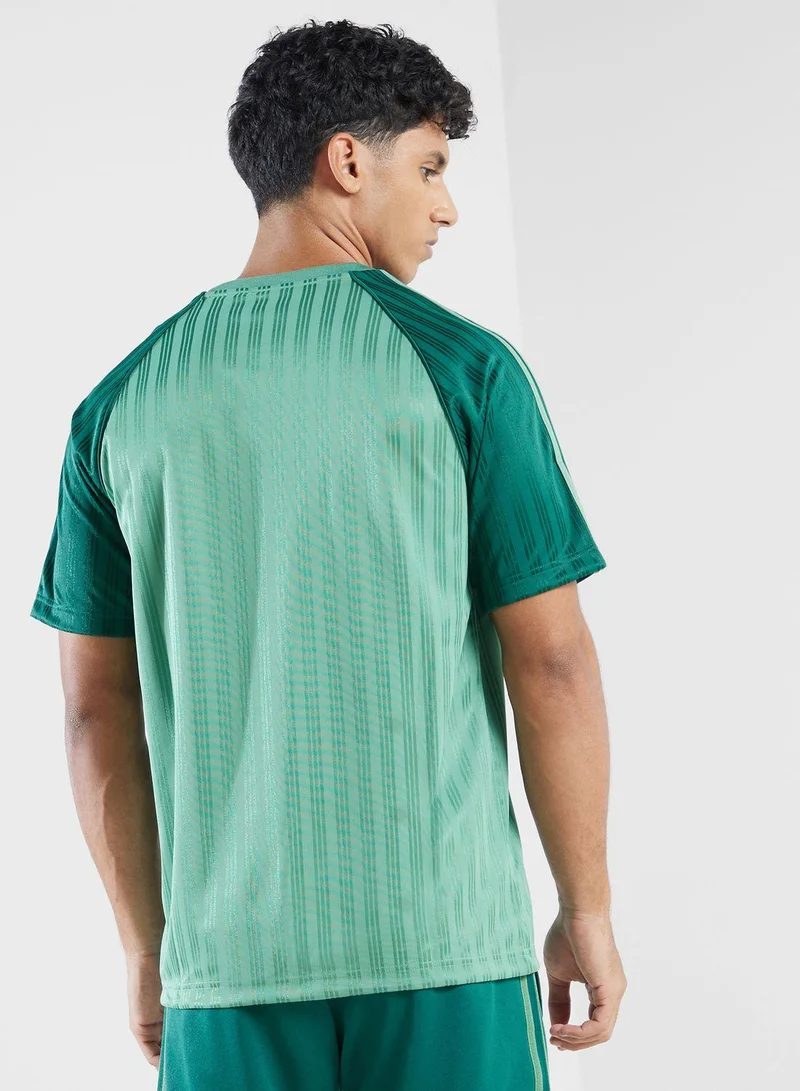 adidas قميص رجالي أخضر أصلي