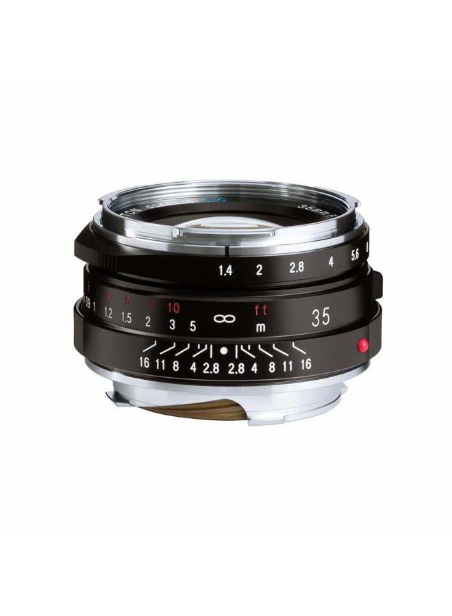 Nokton 35mm f/1.4 II Multi Coated Lens for Leica M, Black