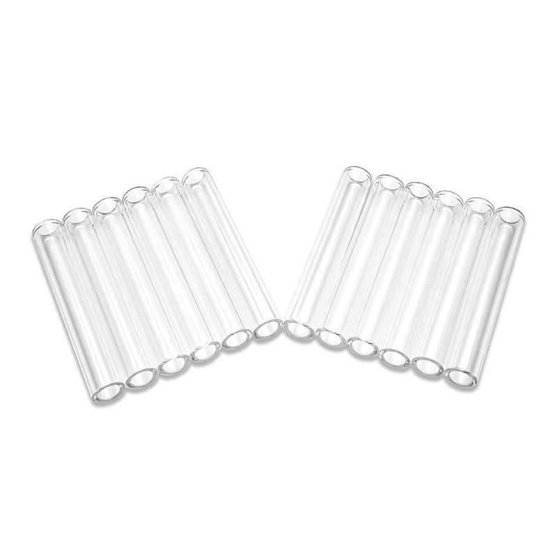 12pcs Transparent Glass Tubes X 1.5mm High Temperature Resistant Cuttable Multi Sizes 3in - Image 3