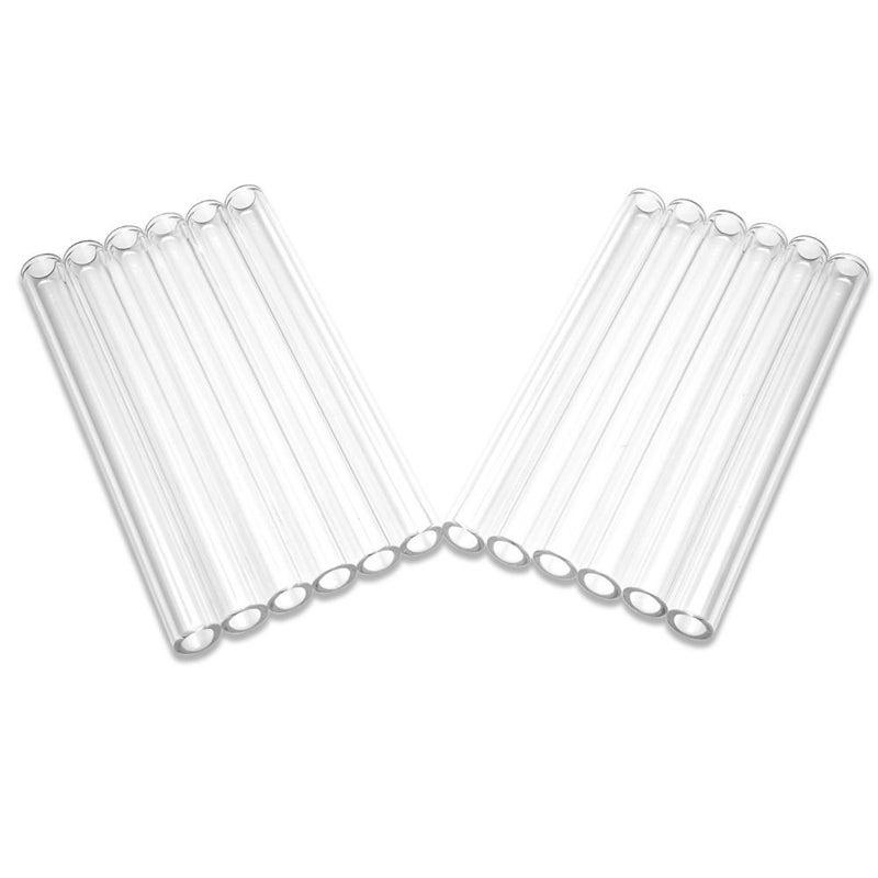 12pcs Transparent Glass Tubes X 1.5mm High Temperature Resistant Cuttable Multi Sizes 3in - Image 5
