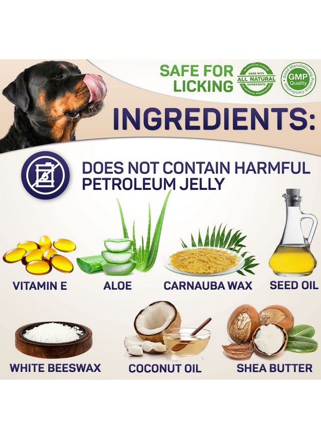 Primens - Natural Dog Paw Balm, Dog Paw Protection for Hot Pavement, Dog Paw Wax for Dry Paws & Nose, Canine Paw Moisturizer for Cracked Paws, Cream Butter for Cat, Dogs Paw Protectors, Paw Pad Lotion - Image 1