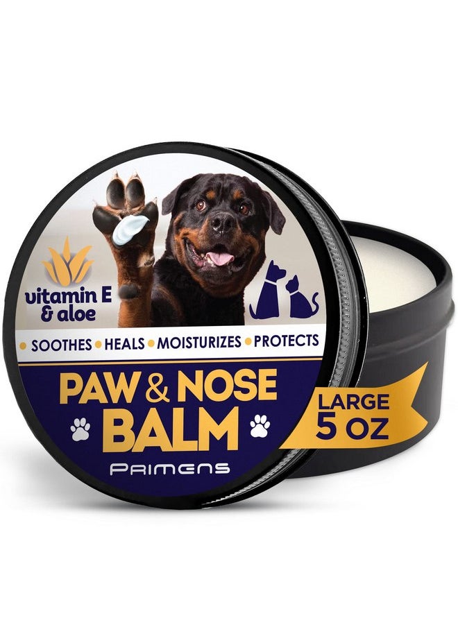Primens - Natural Dog Paw Balm, Dog Paw Protection for Hot Pavement, Dog Paw Wax for Dry Paws & Nose, Canine Paw Moisturizer for Cracked Paws, Cream Butter for Cat, Dogs Paw Protectors, Paw Pad Lotion - Image 1