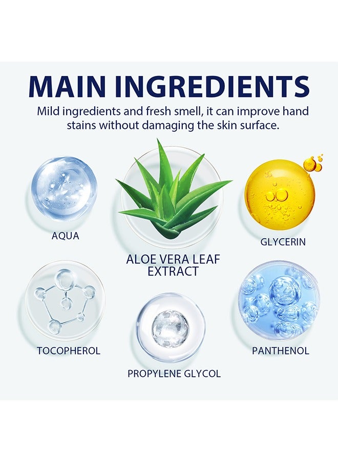 OceAura Aloe Vera Care Gel For Hand And Skin, Miracle Hand Cream, Aloe Vera Skin Care Gel, Repairing Aloe Vera Lotion, Moisturizing, Softening, Repairing, For Dry Hands, Hand Cream with Natural Aloe Vera and Vitamin E 100g - Image 5