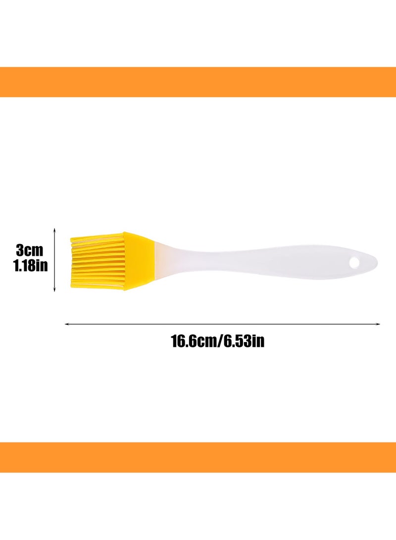 سونسر 4 قطع فرشاة السيليكون المقاومة للحرارة الملونة الزاهية للخبز، BBQ والصلصة - Image 4