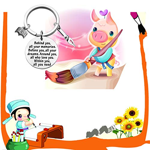 Feelmem Creative Writer Novelist Keychain - Future Author's Behind You Memories - Image 5