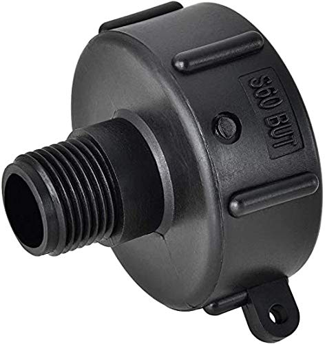 Cute 4 U 275 330 Gn IBC Tote Tank Food Grade Drain Adapter 2" Coarse Thread x Garden Hose - Image 4